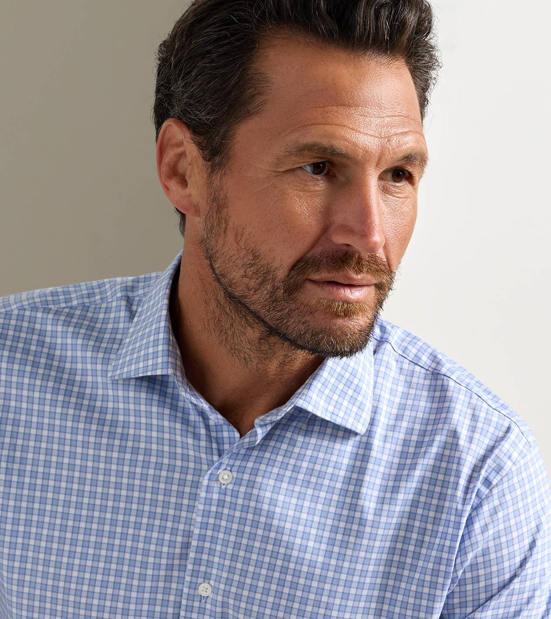 Peter Millar Atlas Crown Lite Cotton-Stretch Sport Shirt: Blue Freesia