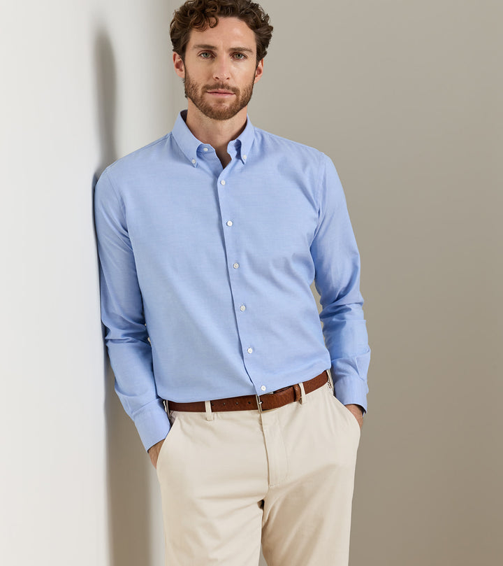 Peter Millar Americana Oxford Sport Shirt: Summer Rain