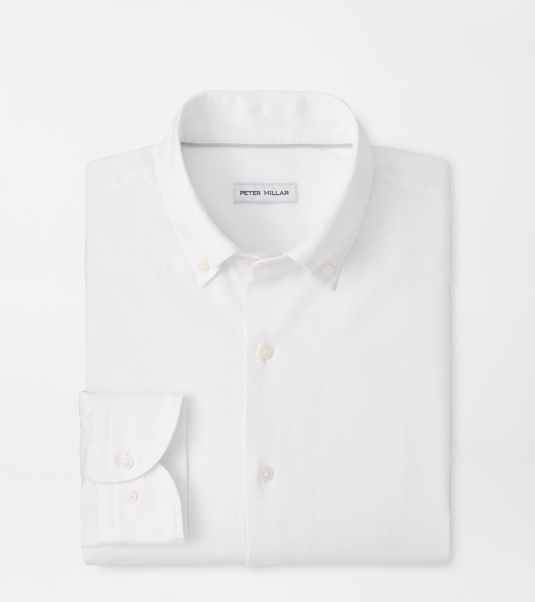 Peter Millar Americana Oxford Sport Shirt: White