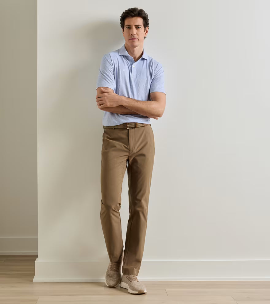 Peter Millar Surge Performance Trouser: Light Mocha
