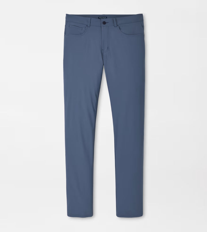 Peter Millar Bingham Performance Five-Pocket Pant: Cadet