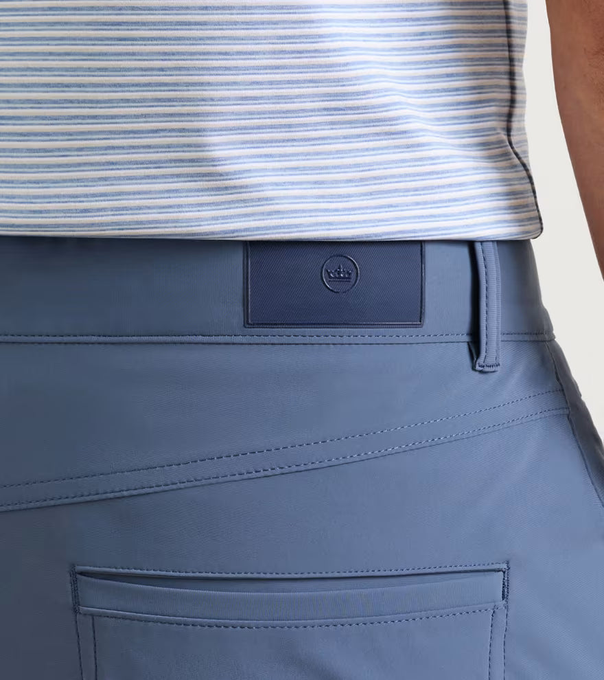 Peter Millar Bingham Performance Five-Pocket Pant: Cadet