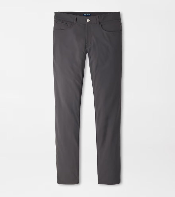 Peter Millar Bingham Performance Five-Pocket Pant: Iridium