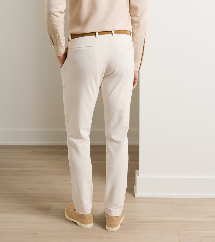 Peter Millar Bingham Corduroy Performance Trouser: Almond