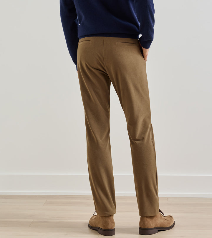 Peter Millar Bingham Corduroy Performance Trouser: Light Mocha