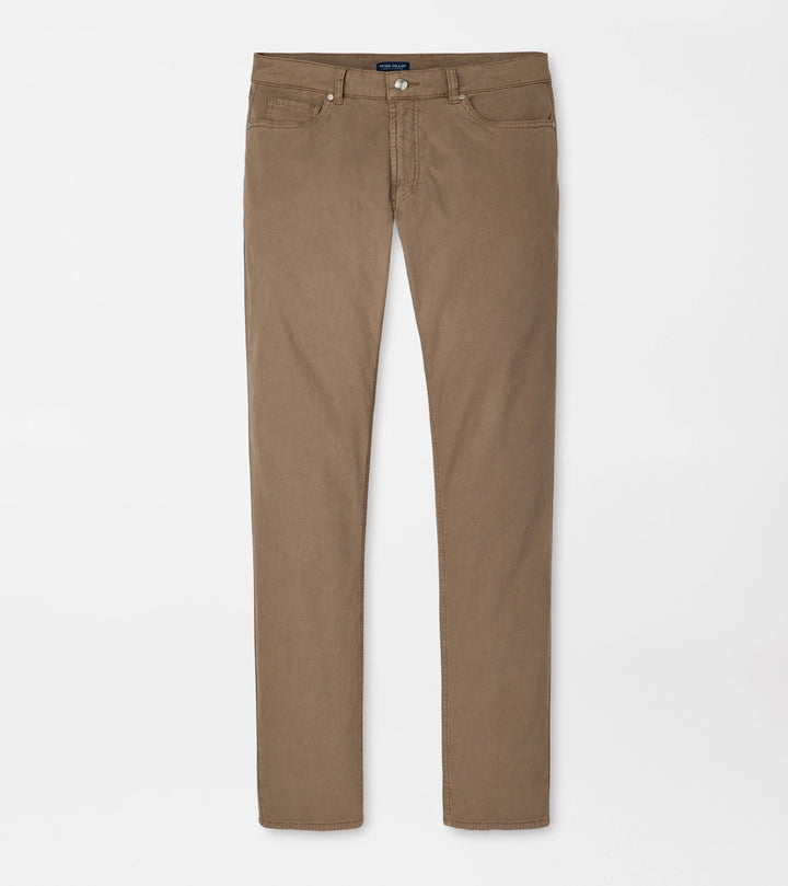 Peter Millar Crown Crafted Wayfare Five-Pocket Pant: Chestnut