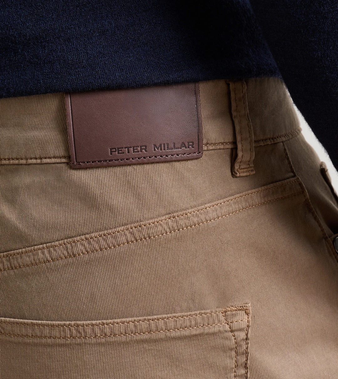 Peter Millar Crown Crafted Wayfare Five-Pocket Pant: Chestnut