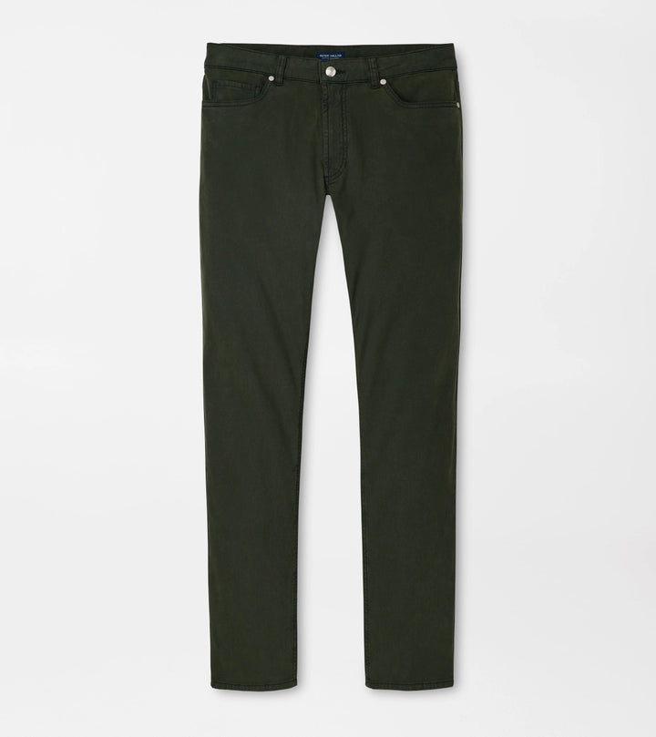 Peter Millar Crown Crafted Wayfare Five-Pocket Pant: Dark Olive
