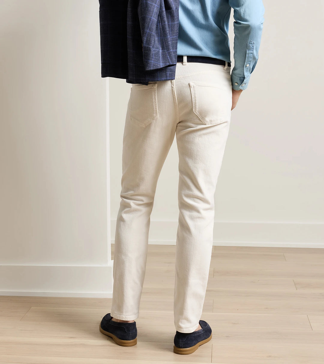 Peter Millar Crown Crafted Fairfield Garment Dyed Denim: Almond