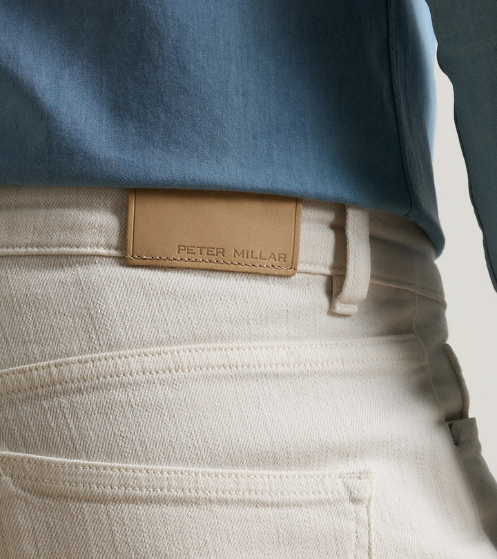 Peter Millar Crown Crafted Fairfield Garment Dyed Denim: Almond