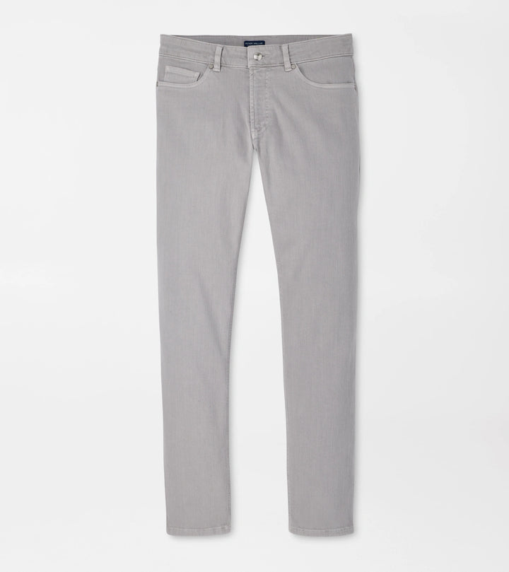 Peter Millar Crown Crafted Fairfield Garment Dyed Denim: Gale Grey