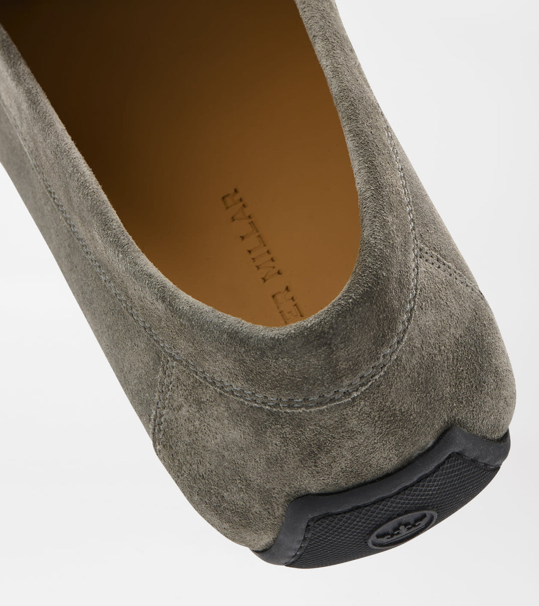Peter Millar Suffolk Suede Driver: Gale Grey