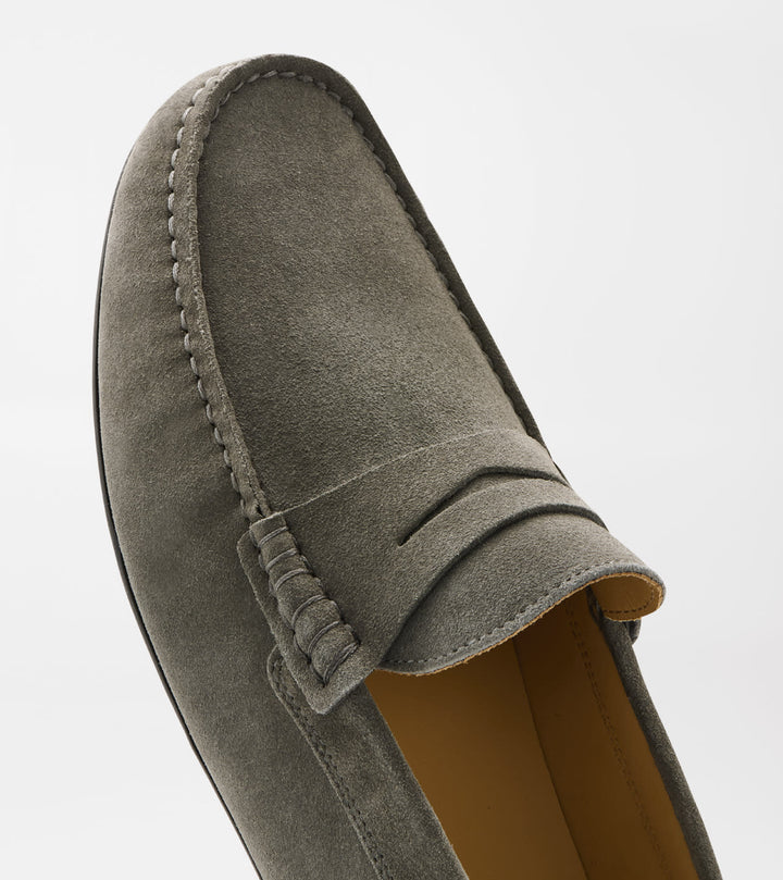Peter Millar Suffolk Suede Driver: Gale Grey