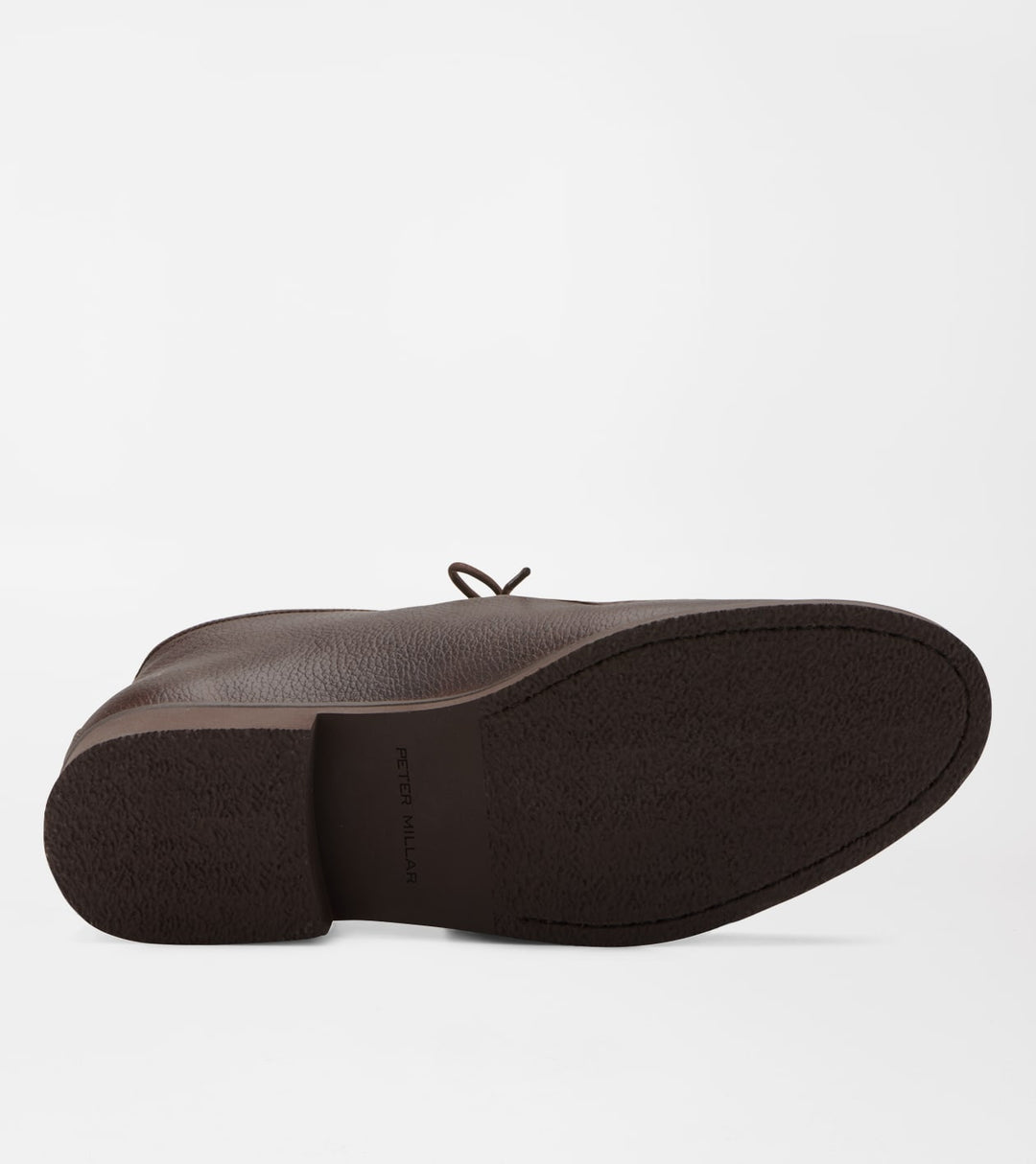 Peter Millar Tempest Pebble Grain Boot: Chocolate