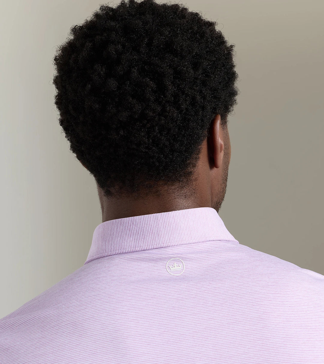 Peter Millar Crown Crafted Treble Performance Jersey Polo: Soft Orchid