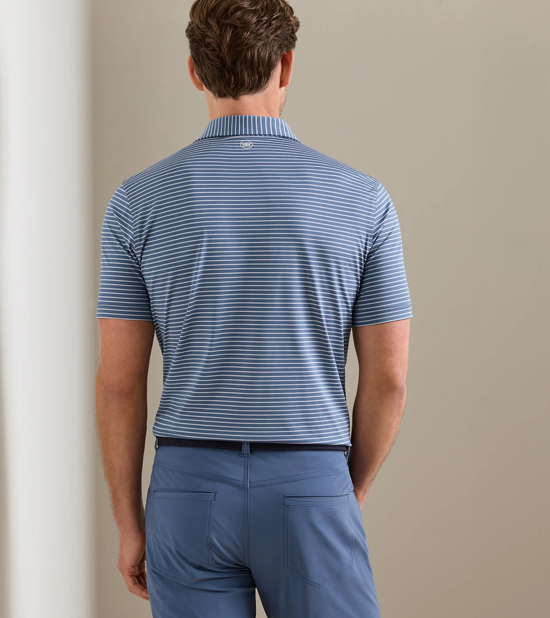 Peter Millar Crown Crafted Keynote Performance Jersey Polo: Cadet