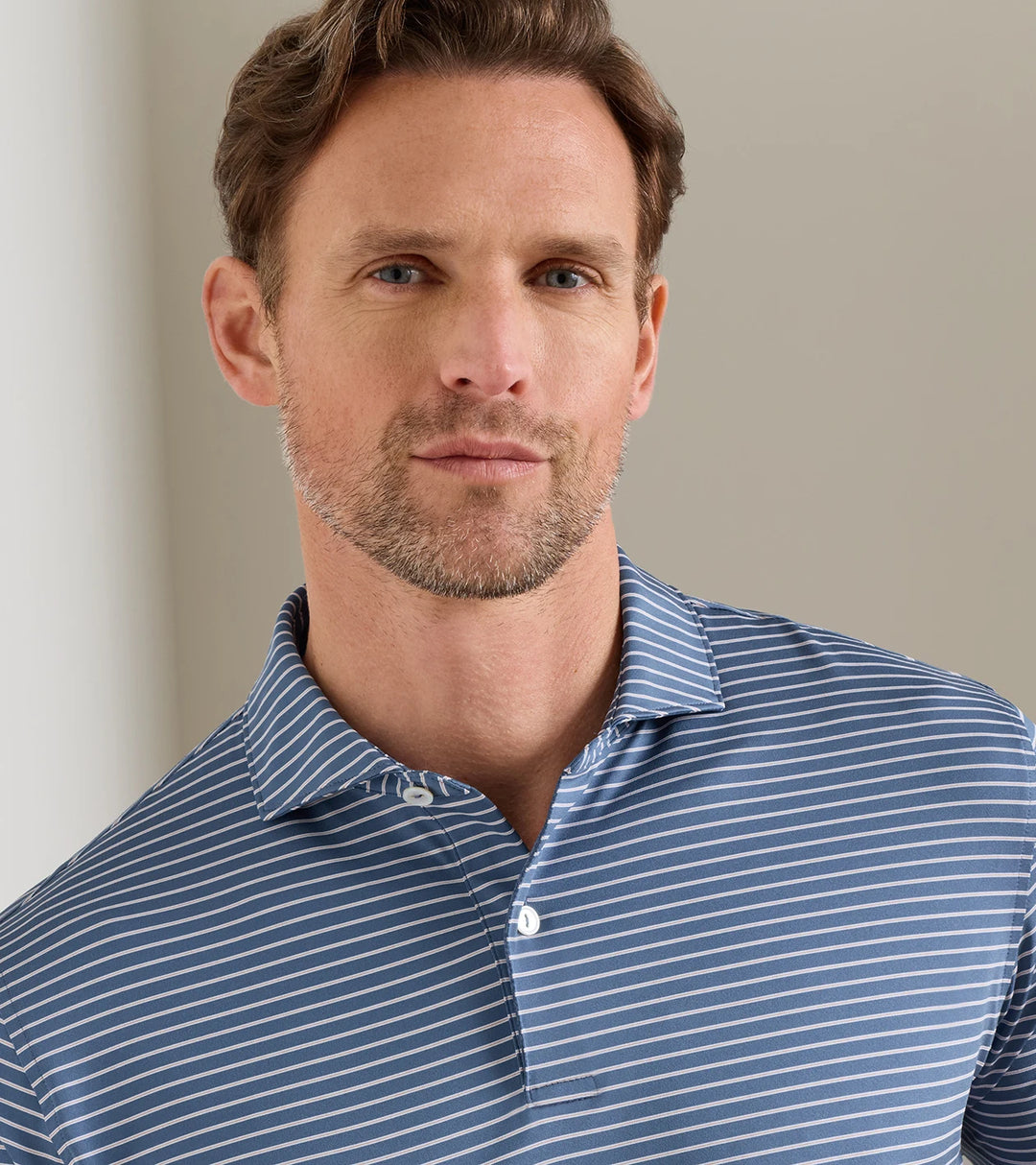 Peter Millar Crown Crafted Keynote Performance Jersey Polo: Cadet