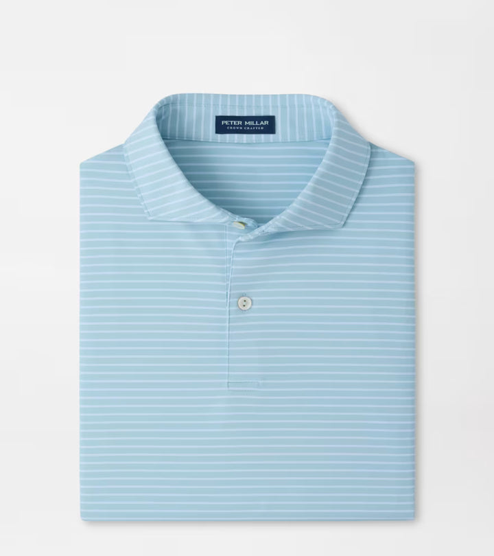 Peter Millar Crown Crafted Keynote Performance Jersey Polo: Seaflower