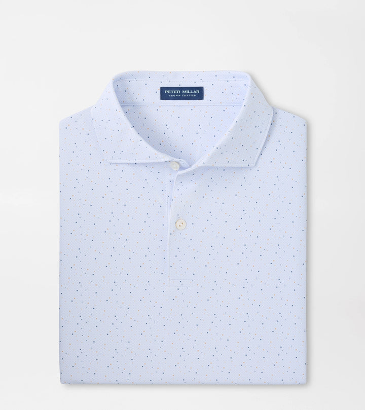 Peter Millar Crown Crafted Campania Performance Jersey Polo: White