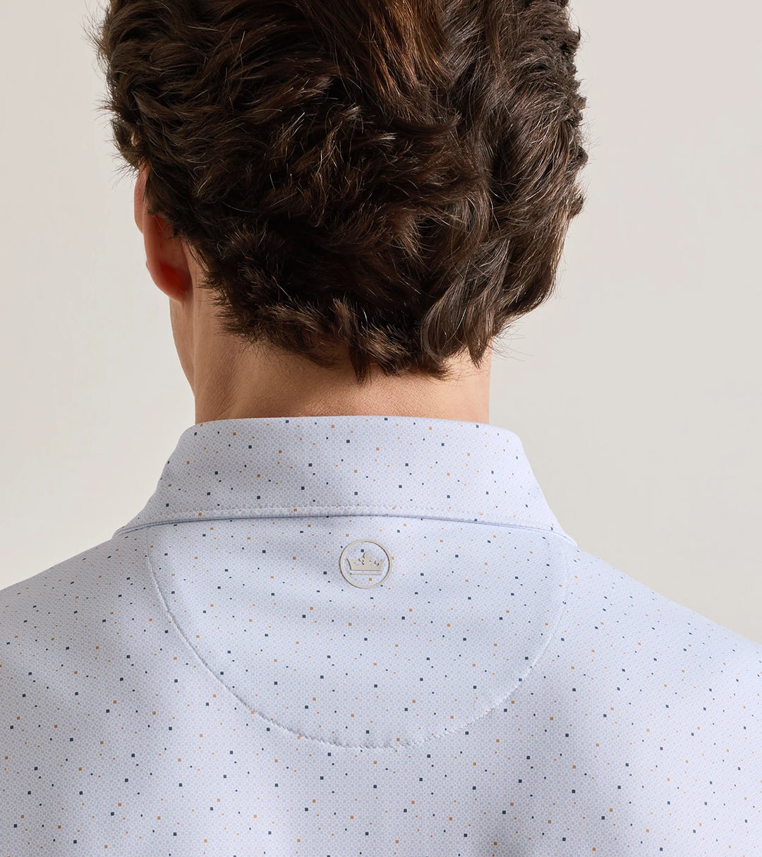 Peter Millar Crown Crafted Campania Performance Jersey Polo: White