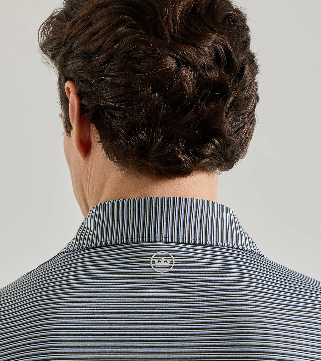 Peter Millar Crown Crafted Timbre Performance Jersey Polo: Dark Olive