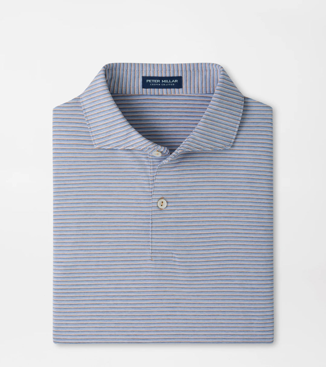 Peter Millar Crown Crafted Timbre Performance Jersey Polo: Light Nutmeg