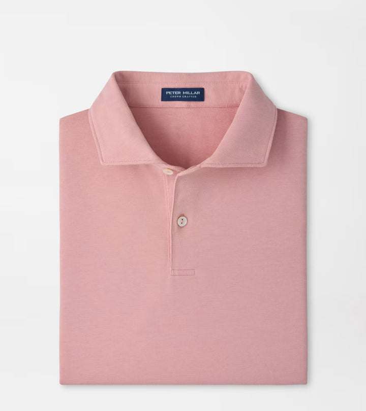Peter Millar Crown Crafted Albatross Cotton-Blend Piqué Polo: Melrose Pink