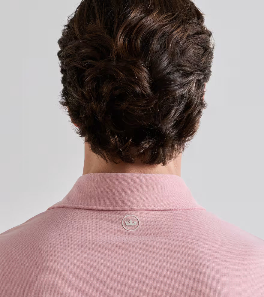 Peter Millar Crown Crafted Albatross Cotton-Blend Piqué Polo: Melrose Pink