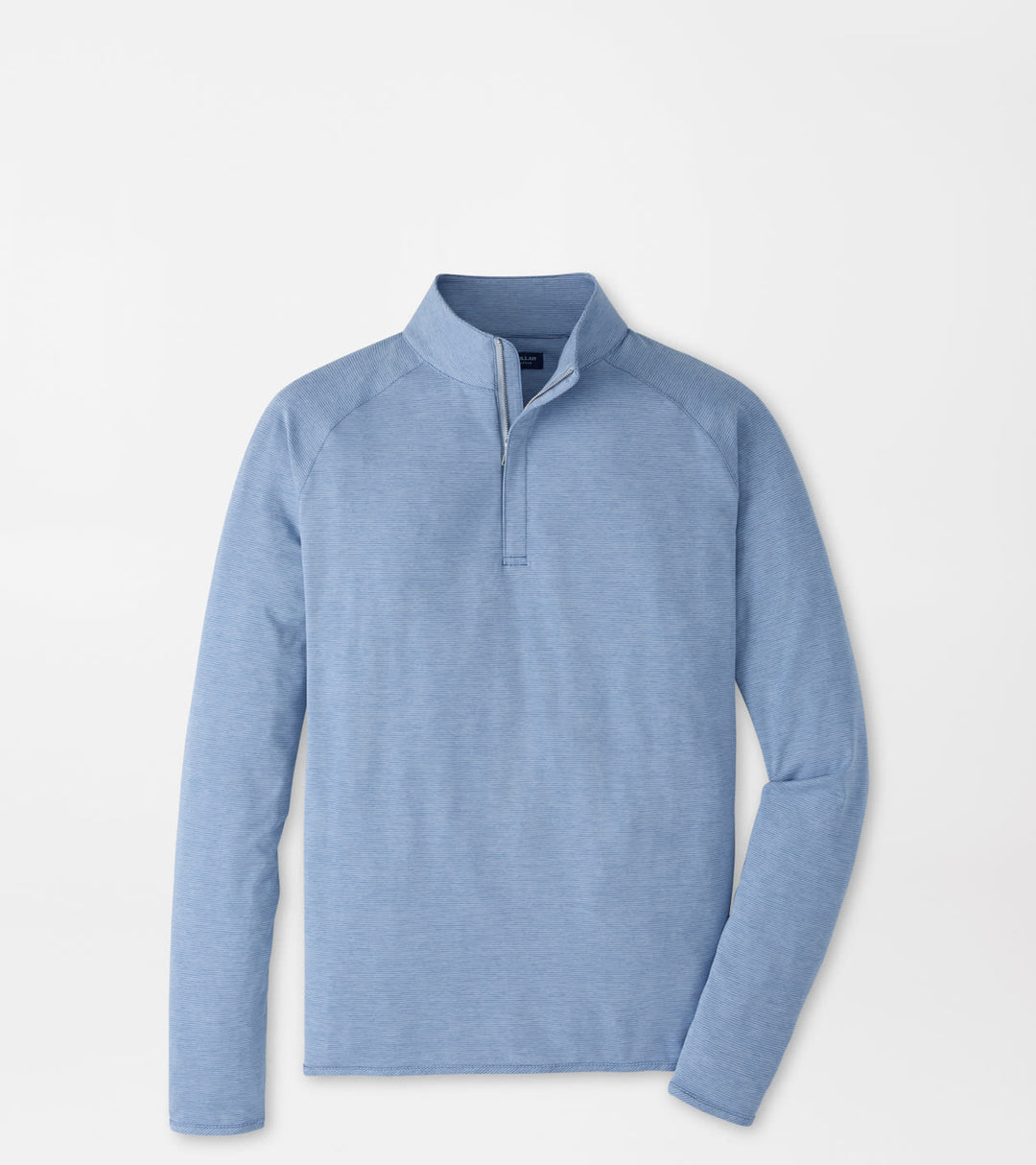 Peter Millar Stealth Stripe Performance Quarter-Zip: Windy Blue
