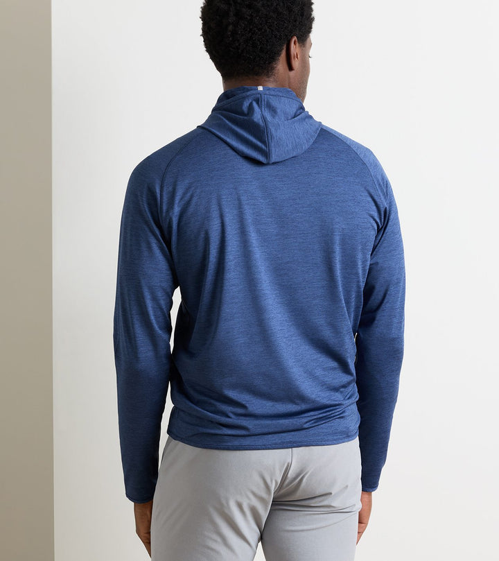 Peter Millar Stealth Performance Hoodie: Navy