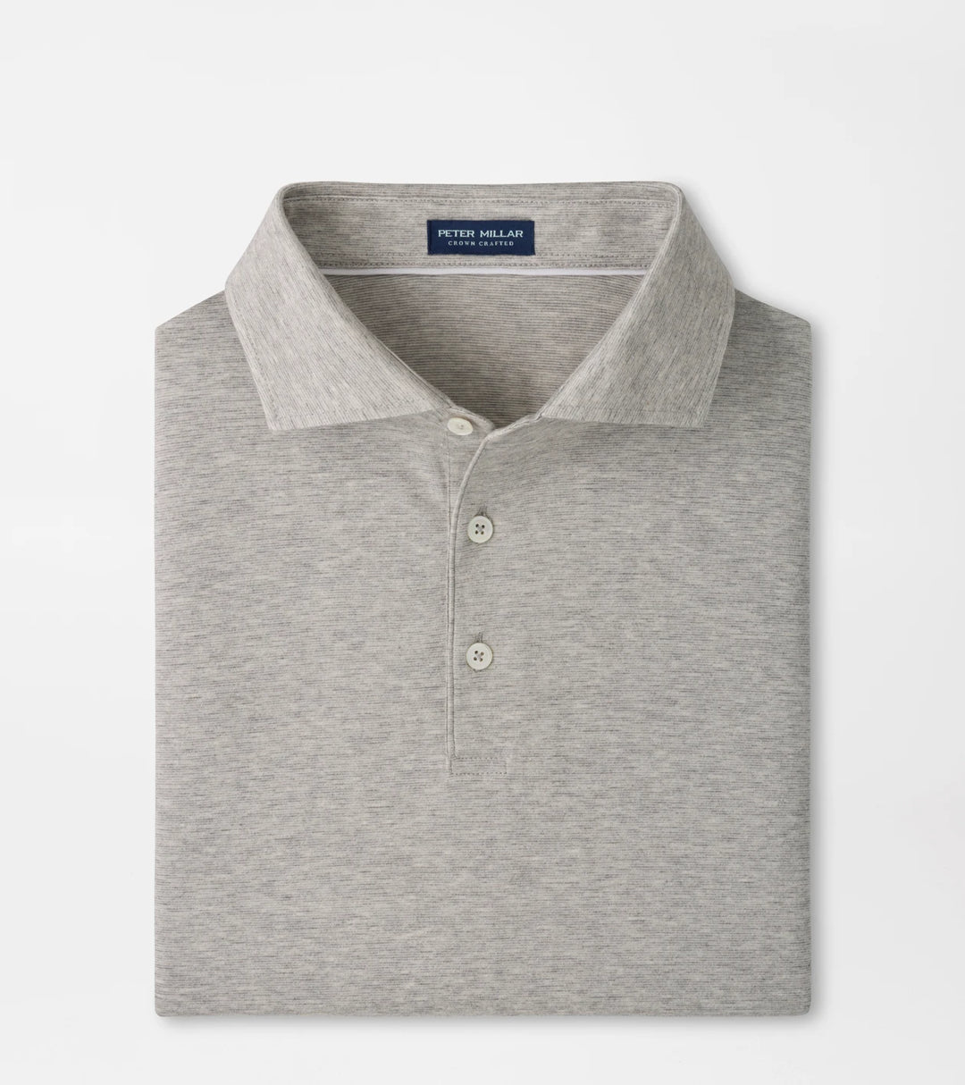 Peter Millar Excursionist Flex Short-Sleeve Polo: Gale Grey