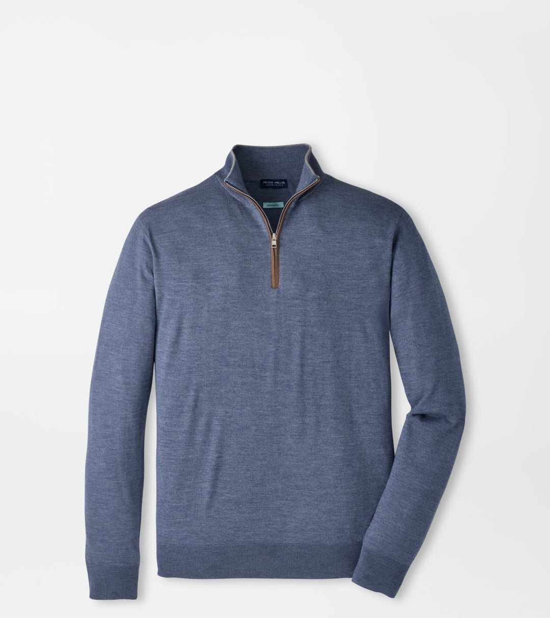 Peter Millar Excursionist Flex Quarter-Zip Sweater: Cadet