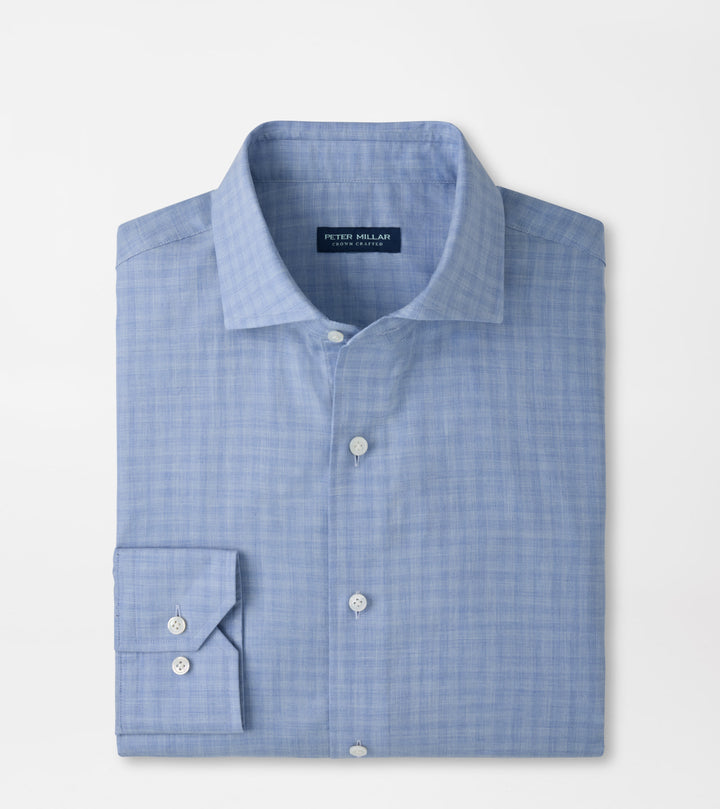 Peter Millar Felix Cotton Sport Shirt: Windy Blue