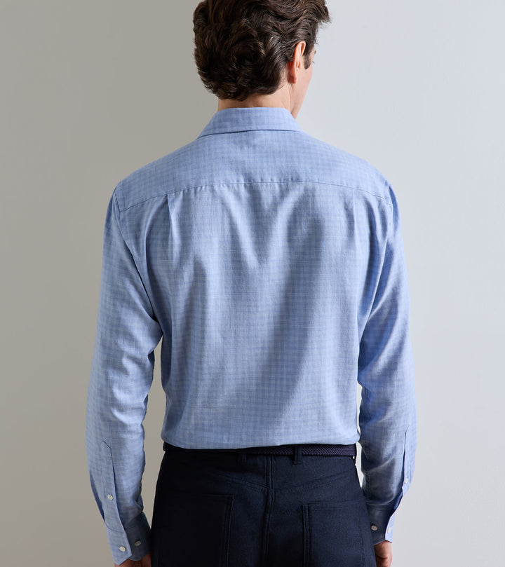 Peter Millar Felix Cotton Sport Shirt: Windy Blue