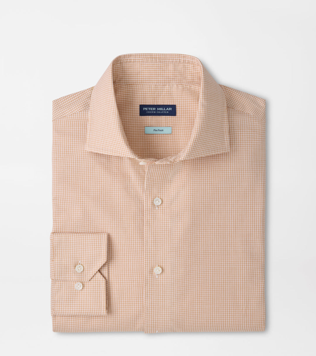 Peter Millar Winston Cotton Sport Shirt: Spiced Cider