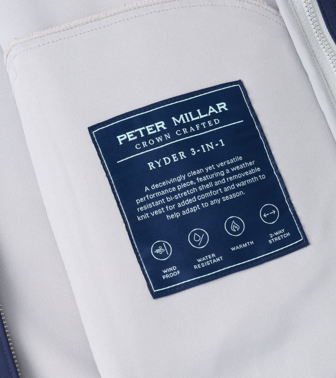 Peter Millar Ryder 3-in-1 Jacket & Vest: Navy