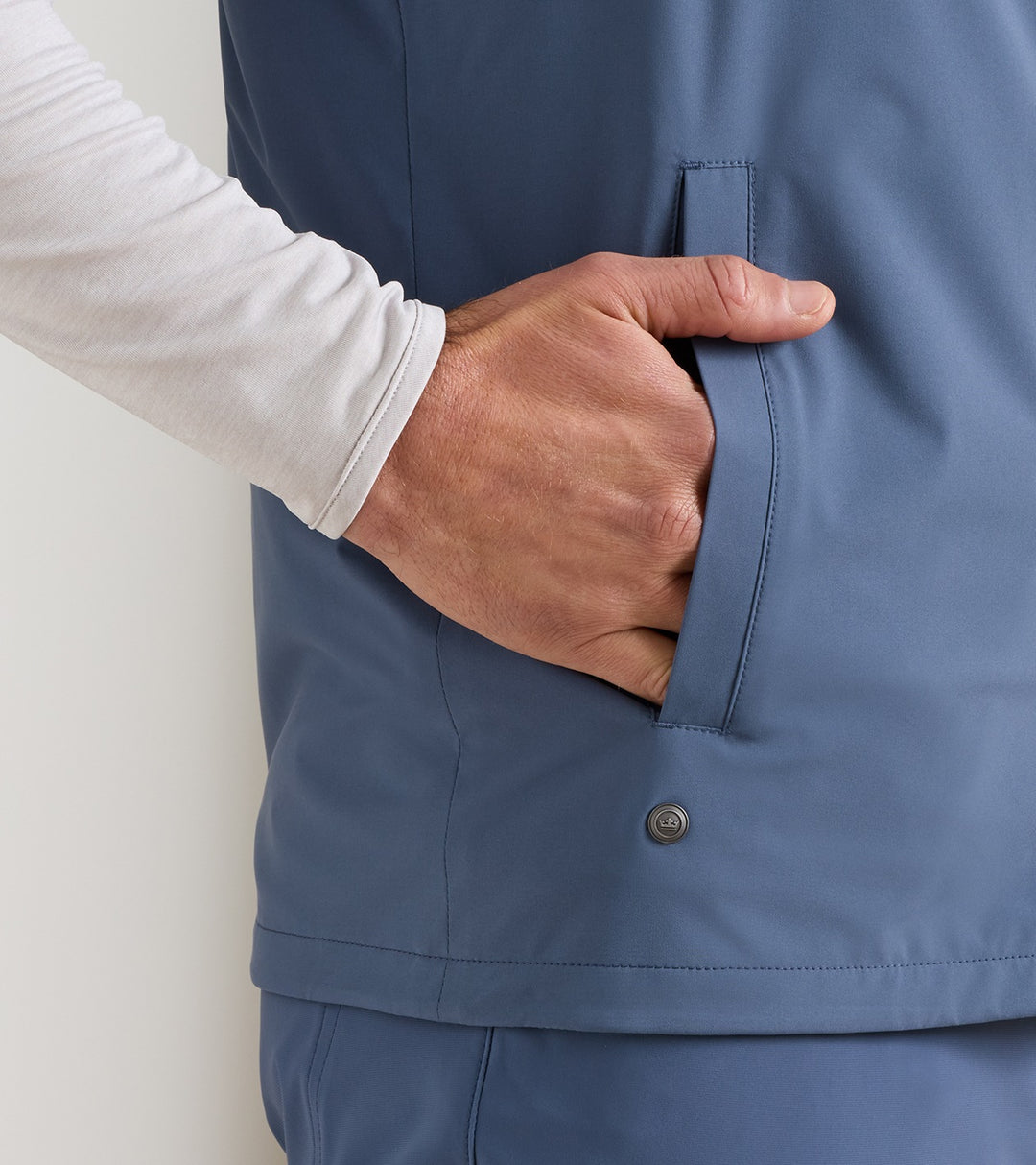 Peter Millar Ryder Reversible Vest: Cadet