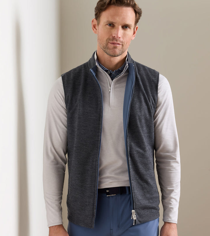 Peter Millar Ryder Reversible Vest: Cadet