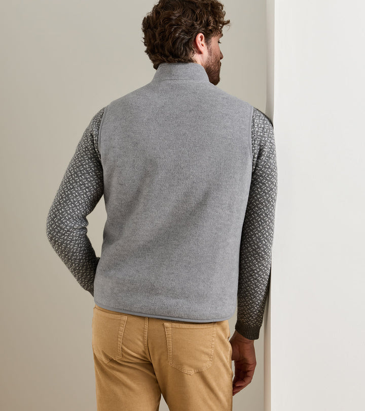 Peter Millar Crown Flex Merino Vest: British Grey