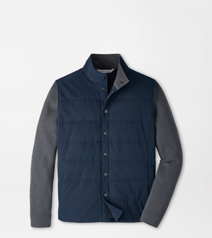 Peter Millar Bedford Hybrid Snap Jacket: Dark Navy