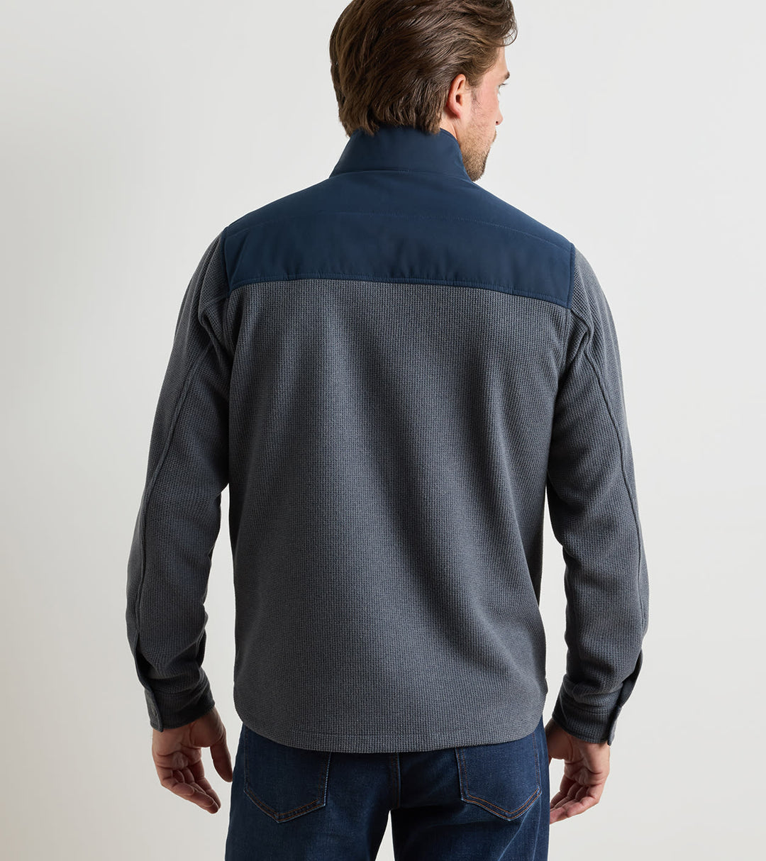 Peter Millar Bedford Hybrid Snap Jacket: Dark Navy