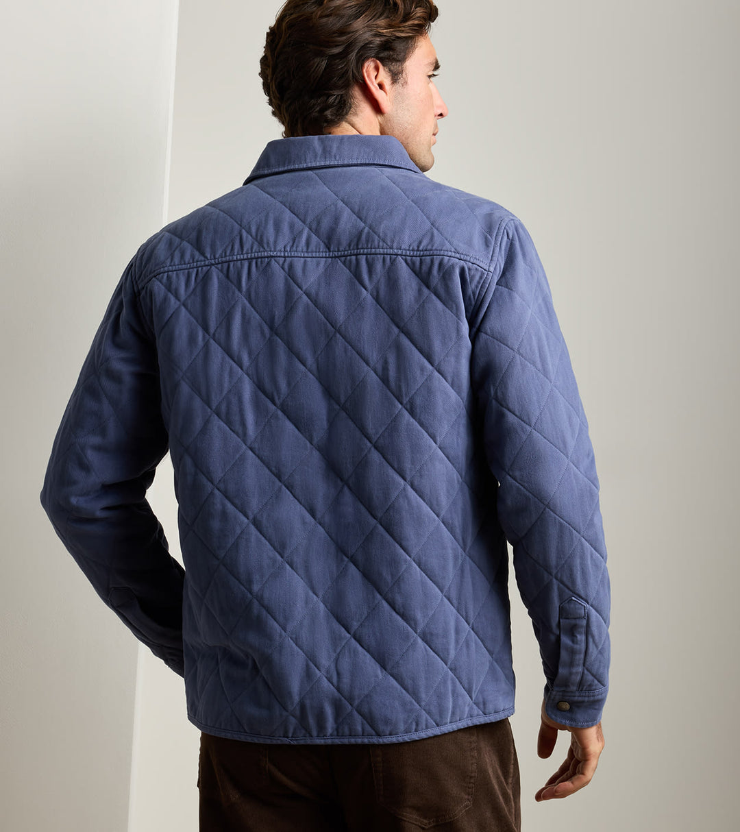 Peter Millar Chatham Cotton Cashmere Shirt Jacket: Crown Blue