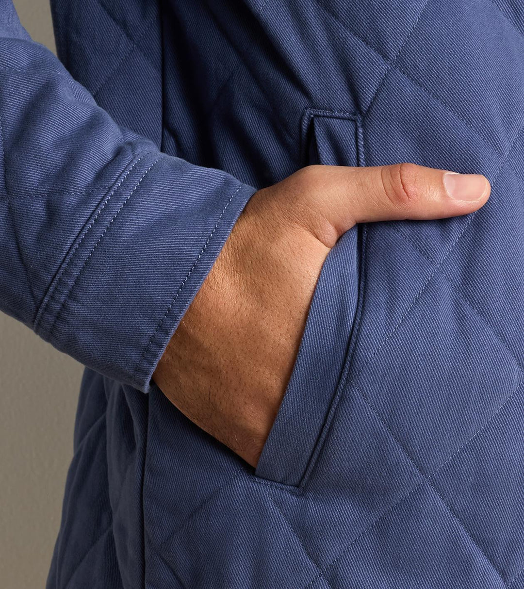 Peter Millar Chatham Cotton Cashmere Shirt Jacket: Crown Blue