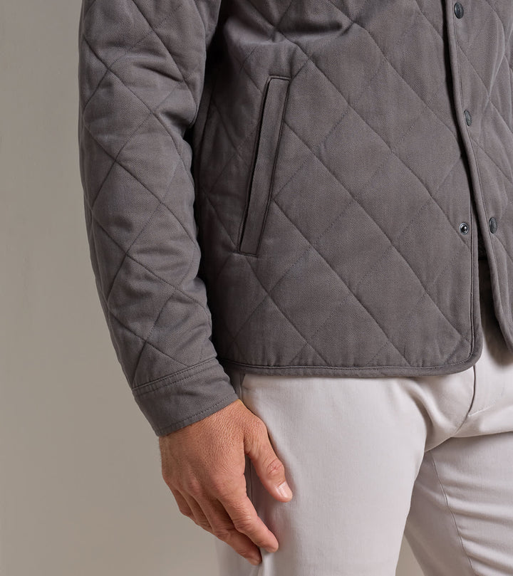 Peter Millar Chatham Cotton Cashmere Shirt Jacket: Cityscape