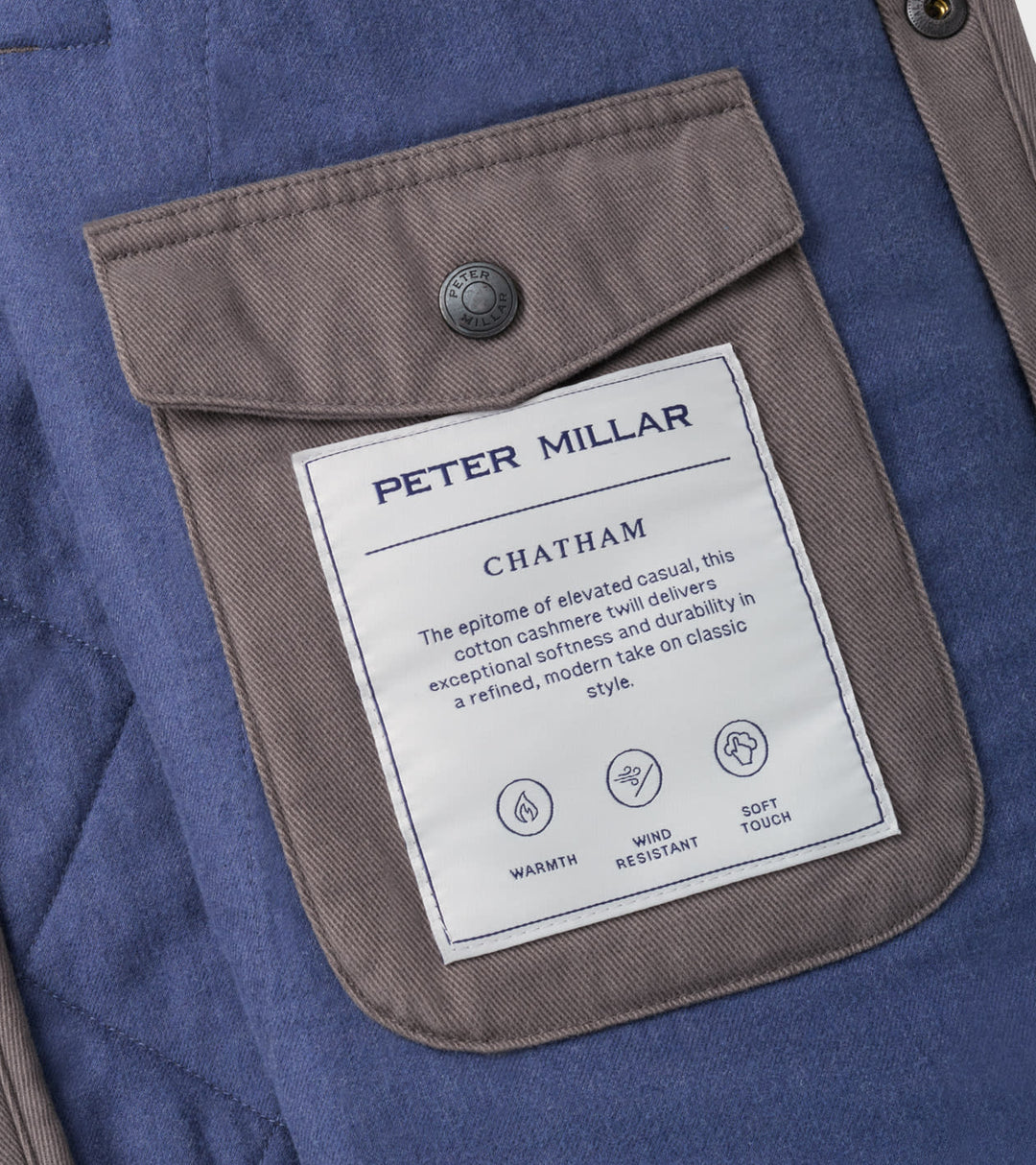 Peter Millar Chatham Cotton Cashmere Shirt Jacket: Cityscape