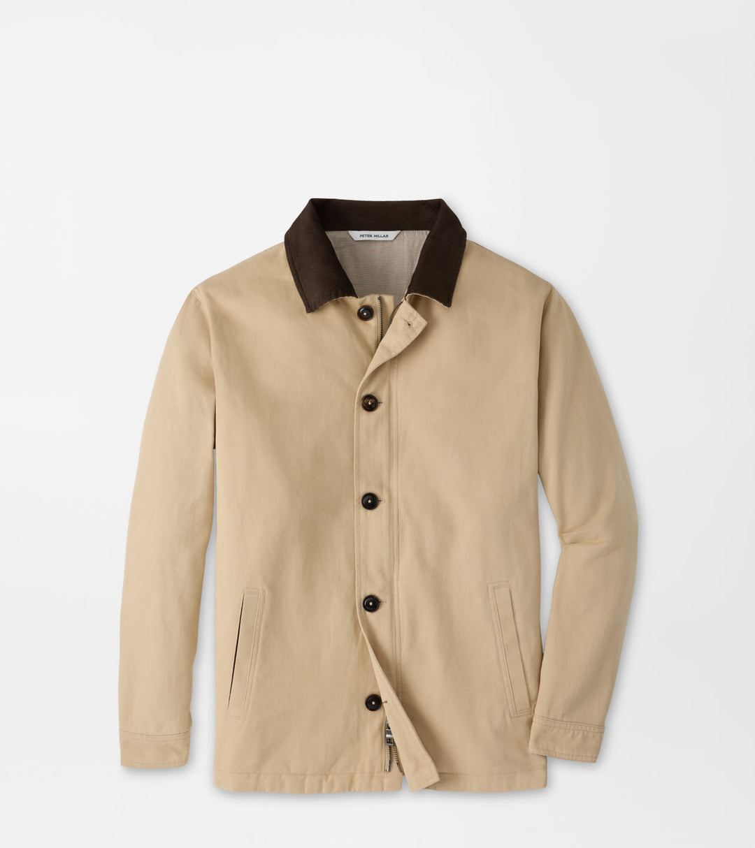 Peter Millar Chatham Cotton Cashmere Coat: Sand