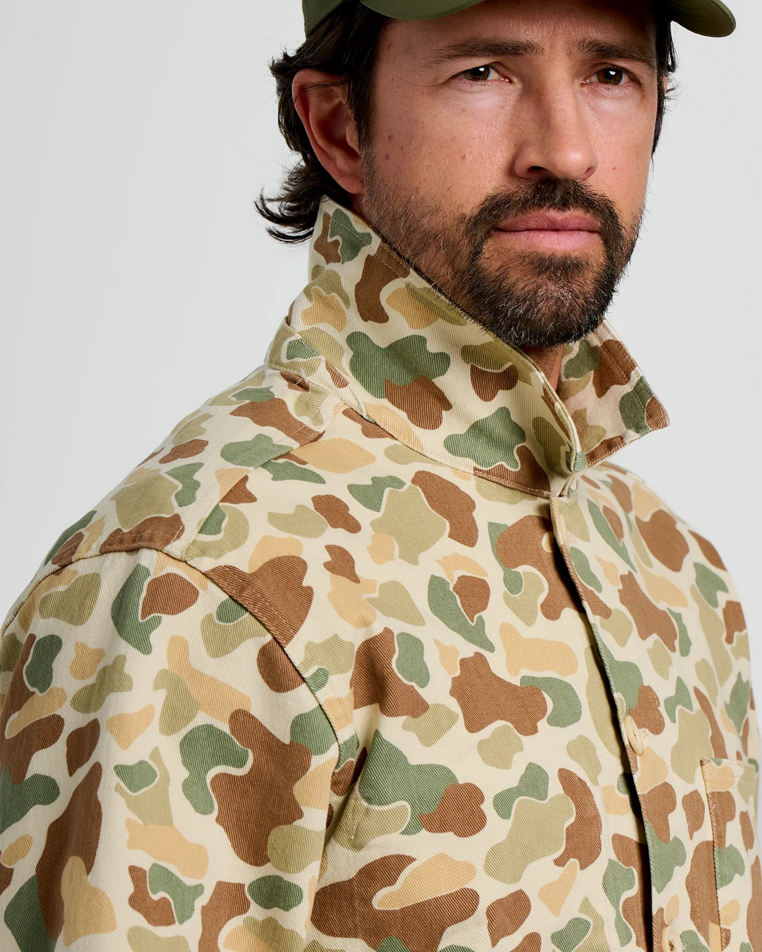 Free Fly Men's Folly Twill Chore Coat: Vintage Camo