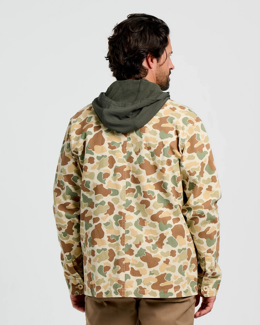 Free Fly Men's Folly Twill Chore Coat: Vintage Camo