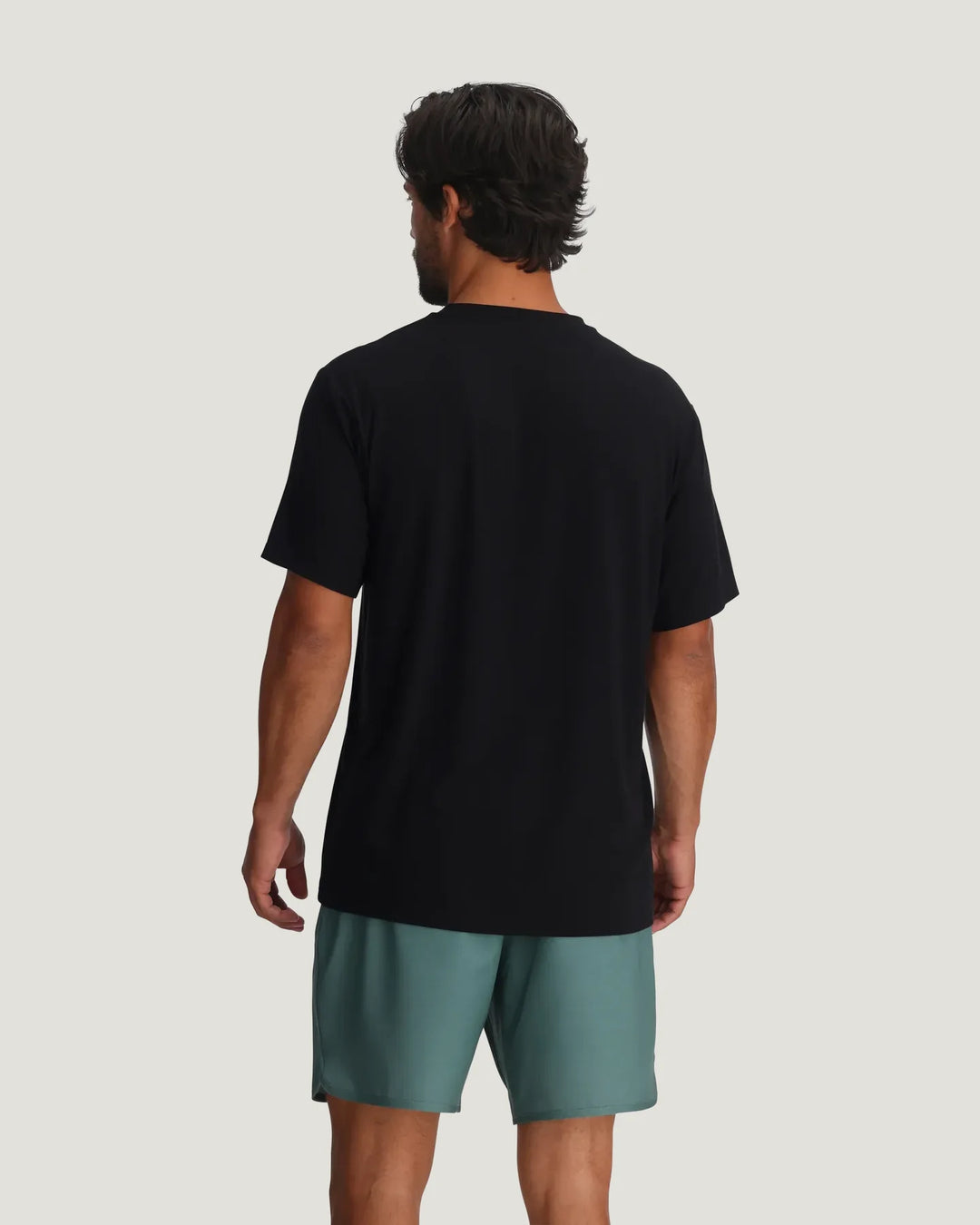 Free Fly Men's Bamboo Flex Pocket Tee: Black