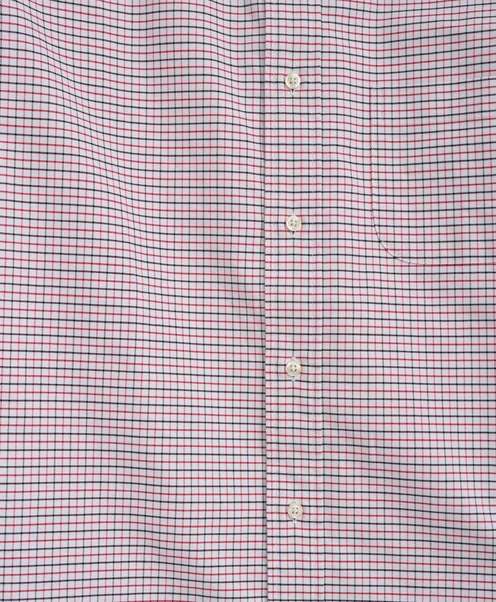 Brooks Brothers Original Polo Button-Down Oxford Tattersall: Red